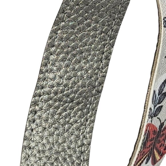 Handmade Crystals Faux Leather Wristlet - Picture 2 of 3